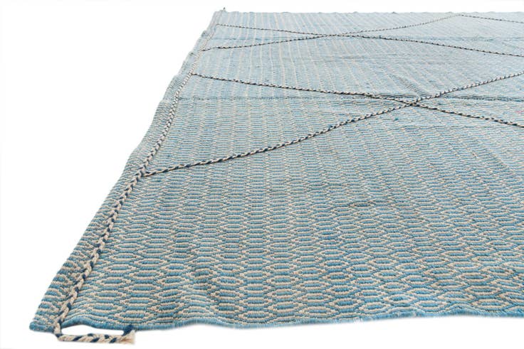 Detail image of 9' 9 x 14' 4 Hand Knotted Moroccan Wool Rug