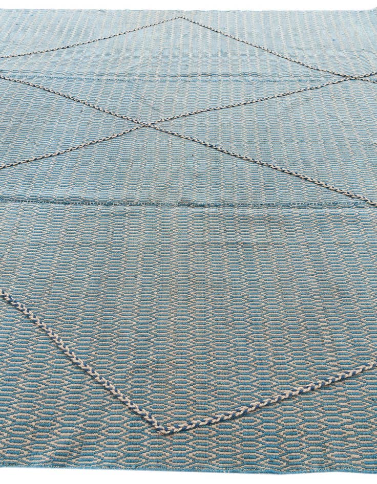 Detail image of 9' 9 x 14' 4  Hand Knotted Moroccan Wool Rug