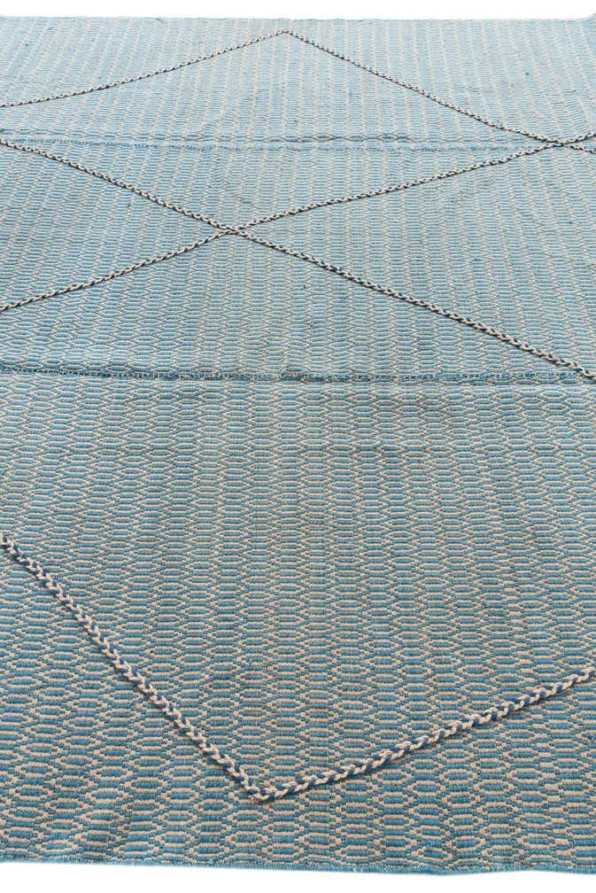 9' 9 x 14' 4 Hand Knotted Moroccan Wool Rug