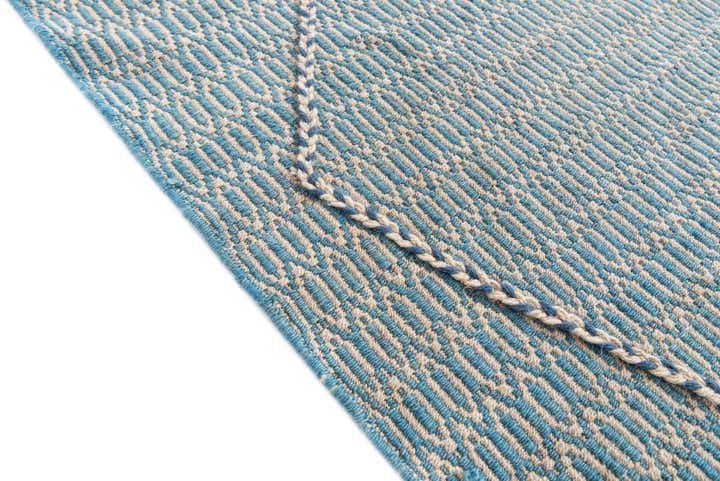 9' 9 x 14' 4 Hand Knotted Moroccan Wool Rug