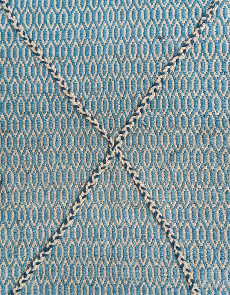 Detail image of 9' 9 x 14' 4  Hand Knotted Moroccan Wool Rug