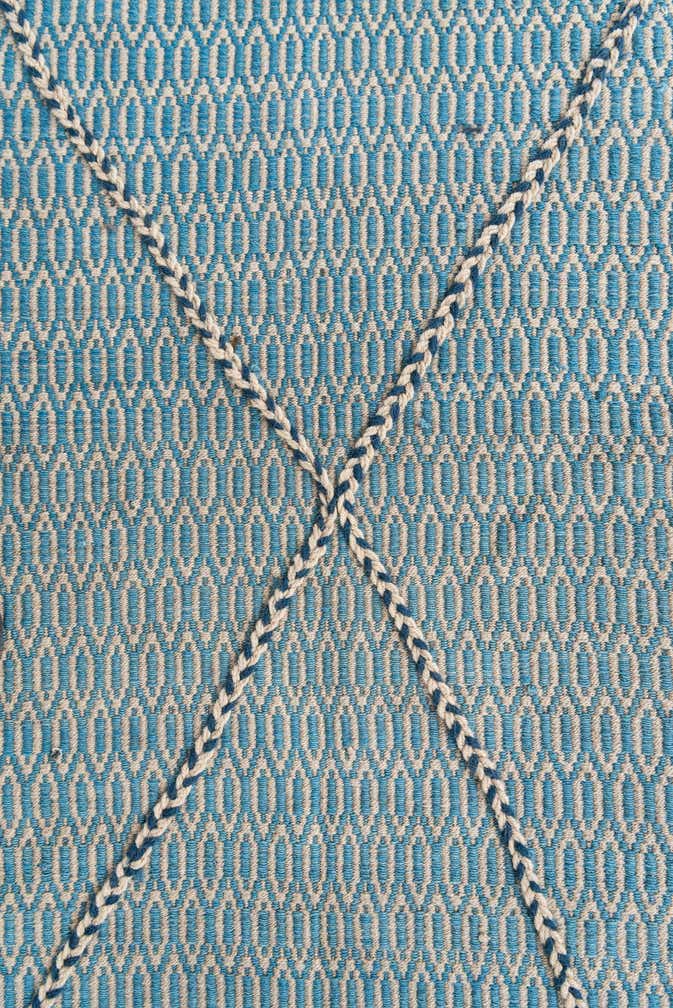 9' 9 x 14' 4 Hand Knotted Moroccan Wool Rug