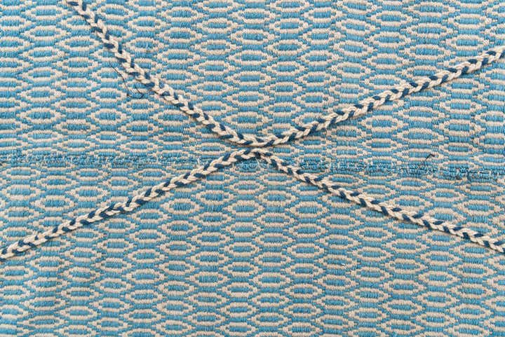 9' 9 x 14' 4 Hand Knotted Moroccan Wool Rug