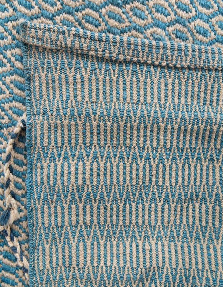 Detail image of 9' 9 x 14' 4  Hand Knotted Moroccan Wool Rug