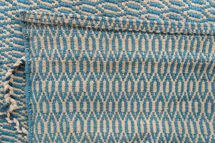 9' 9 x 14' 4 Hand Knotted Moroccan Wool Rug