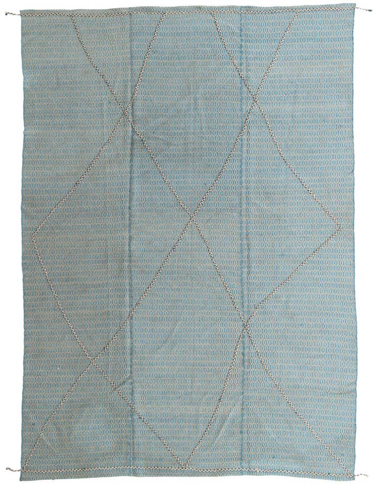 Detail image of 9' 9 x 14' 4 Hand Knotted Moroccan Wool Rug