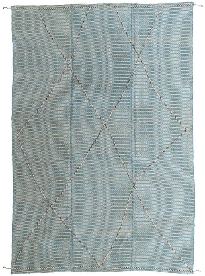 9' 9 x 14' 4 Hand Knotted Moroccan Wool Rug