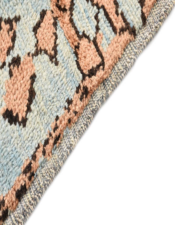 Detail image of 5' 4 x 7' 6 Hand Knotted Moroccan Wool Rug