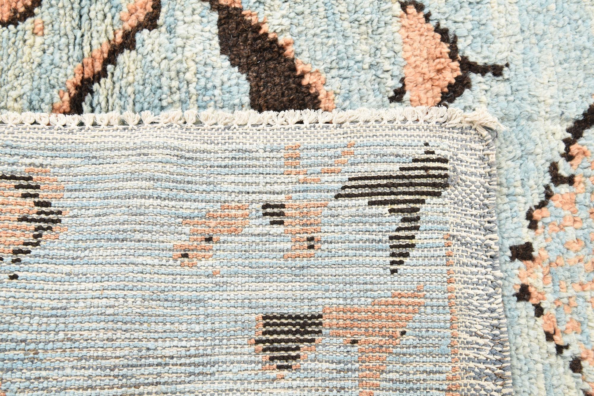 5' 4 x 7' 6 Hand Knotted Moroccan Wool Rug
