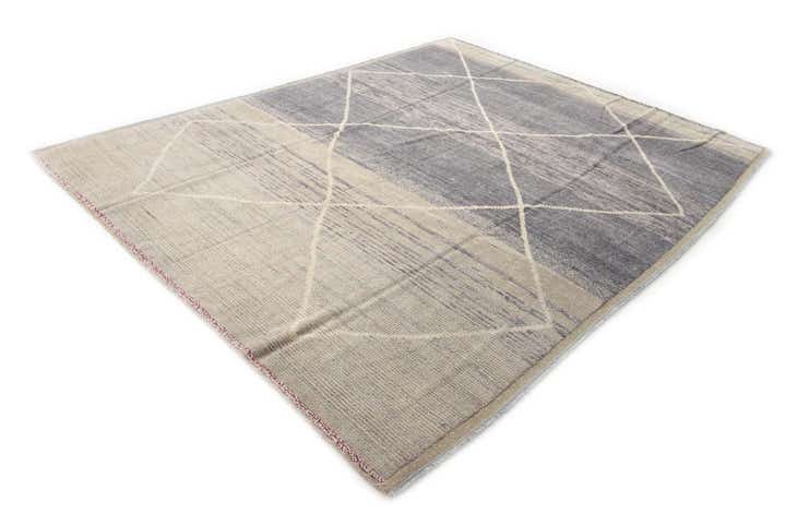 8' 2 x 10' 4 Hand Knotted Moroccan Wool Rug