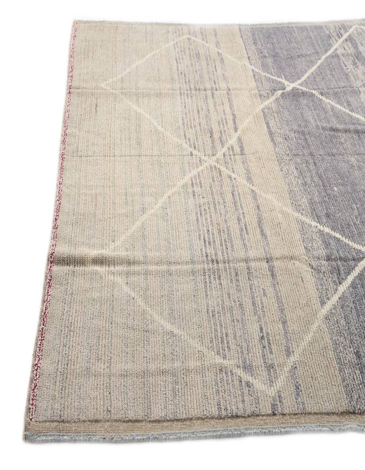 Detail image of 8' 2 x 10' 4  Hand Knotted Moroccan Wool Rug