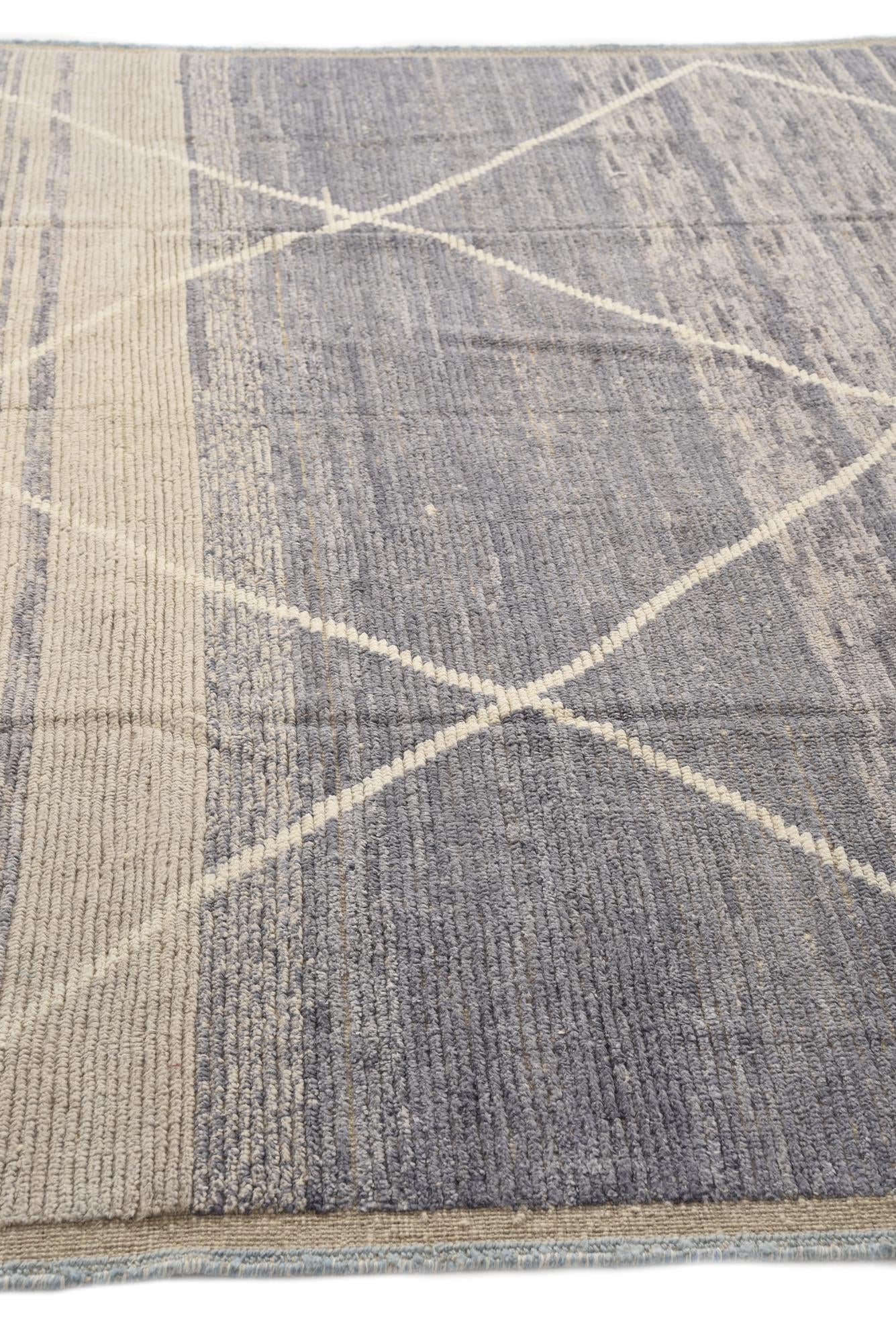 8' 2 x 10' 4 Hand Knotted Moroccan Wool Rug