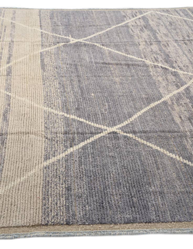 Detail image of 8' 2 x 10' 4  Hand Knotted Moroccan Wool Rug