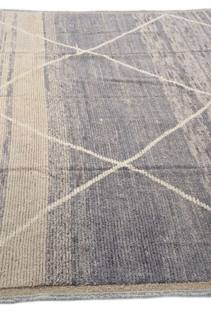 8' 2 x 10' 4 Hand Knotted Moroccan Wool Rug