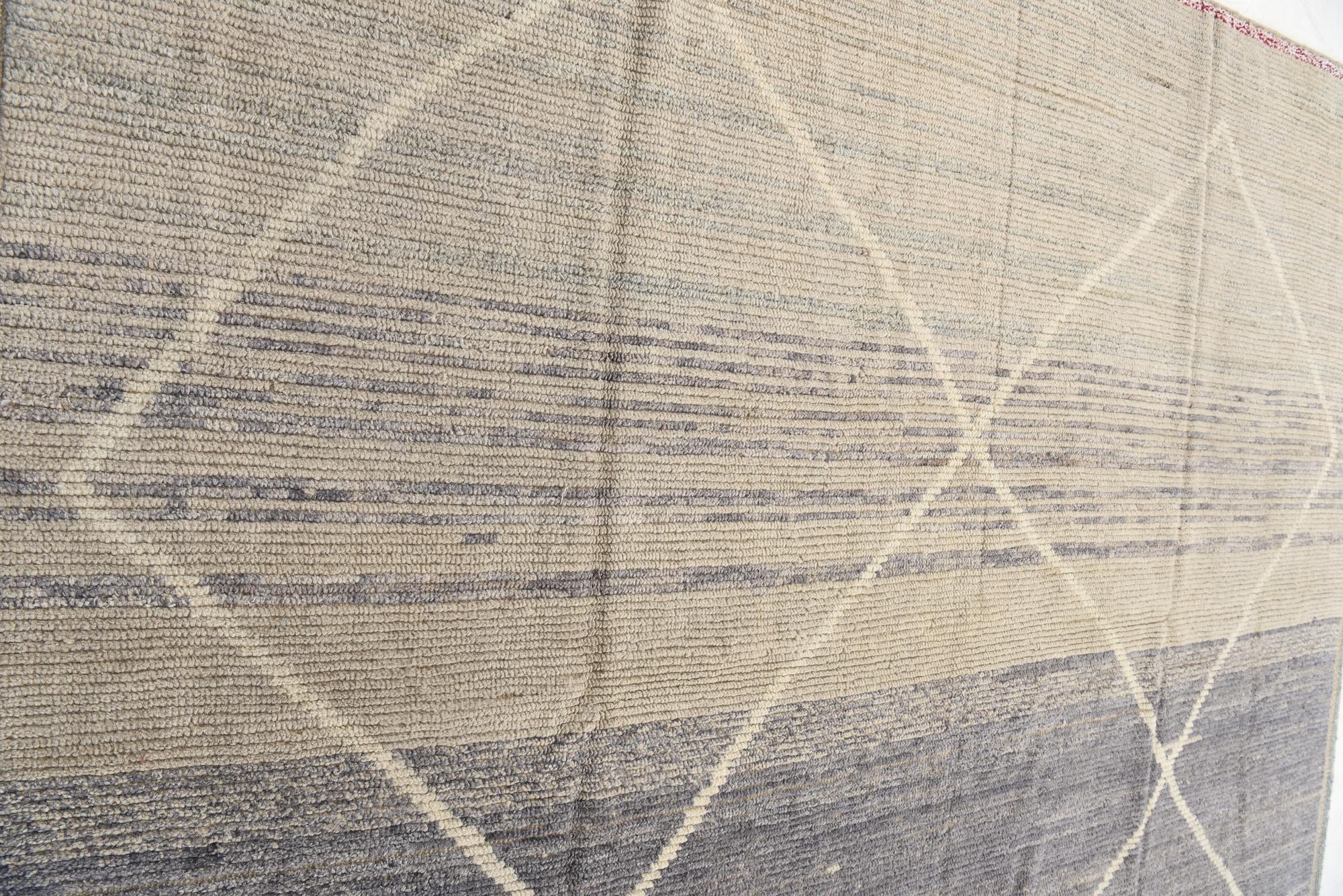 8' 2 x 10' 4 Hand Knotted Moroccan Wool Rug