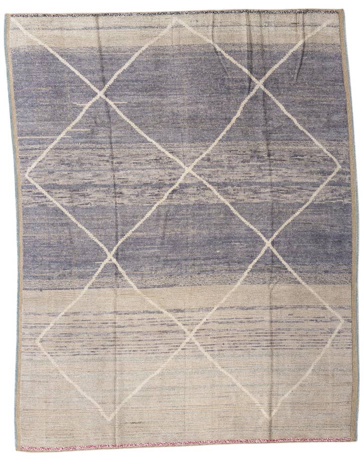 Detail image of 8' 2 x 10' 4 Hand Knotted Moroccan Wool Rug