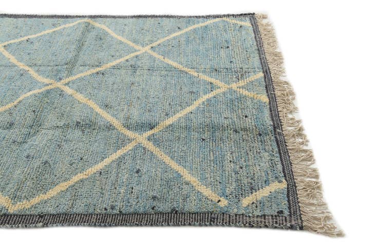 Detail image of 5' 2 x 7' 4 Hand Knotted Moroccan Wool Rug