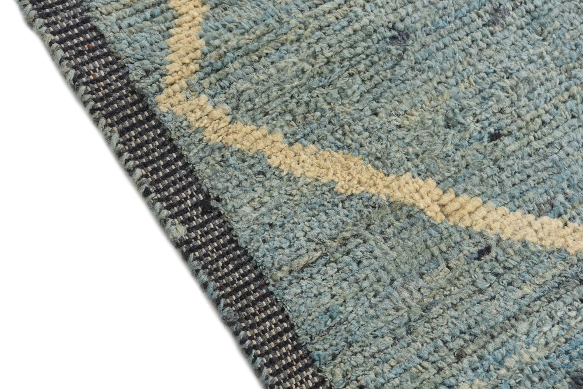 5' 2 x 7' 4 Hand Knotted Moroccan Wool Rug