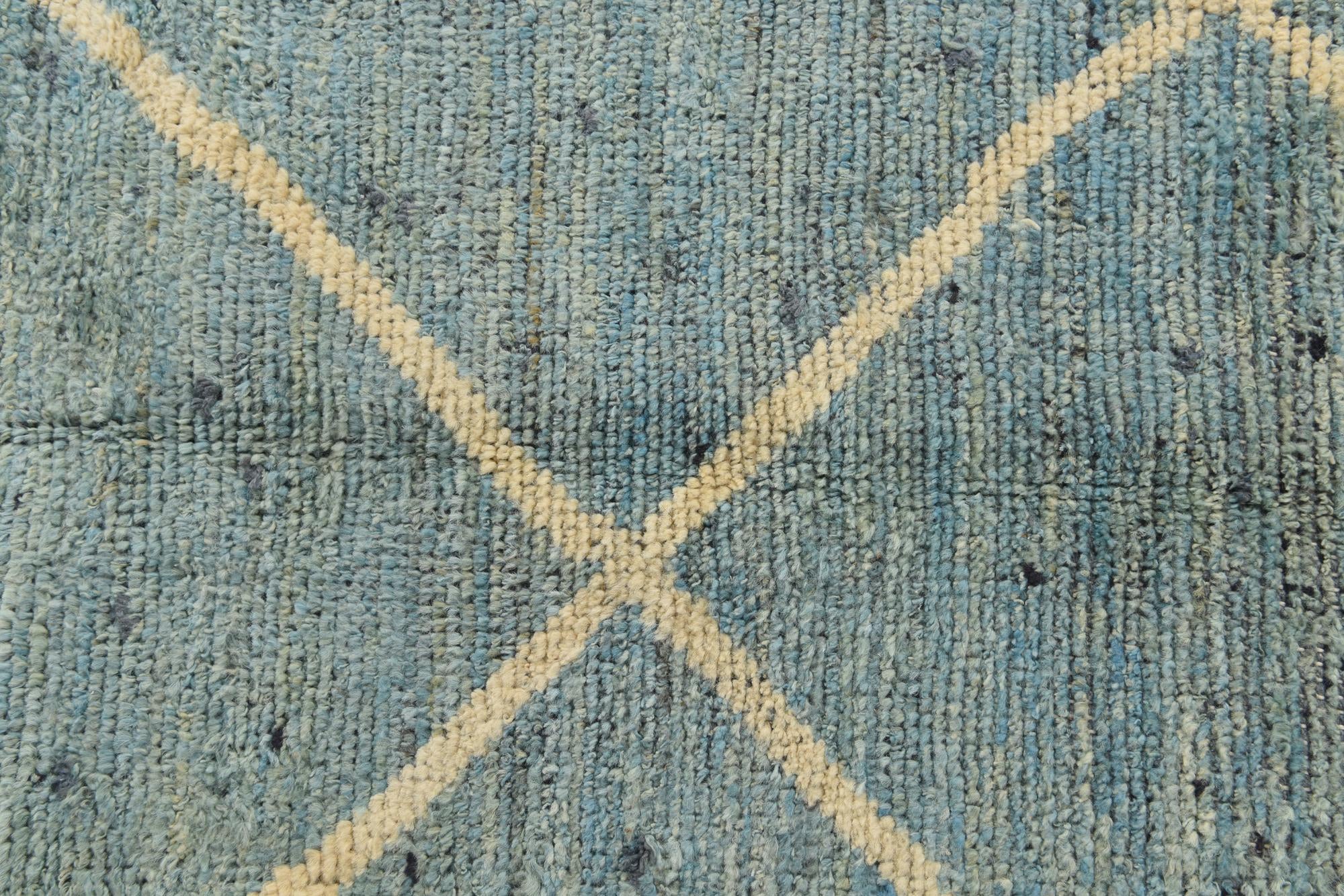 5' 2 x 7' 4 Hand Knotted Moroccan Wool Rug