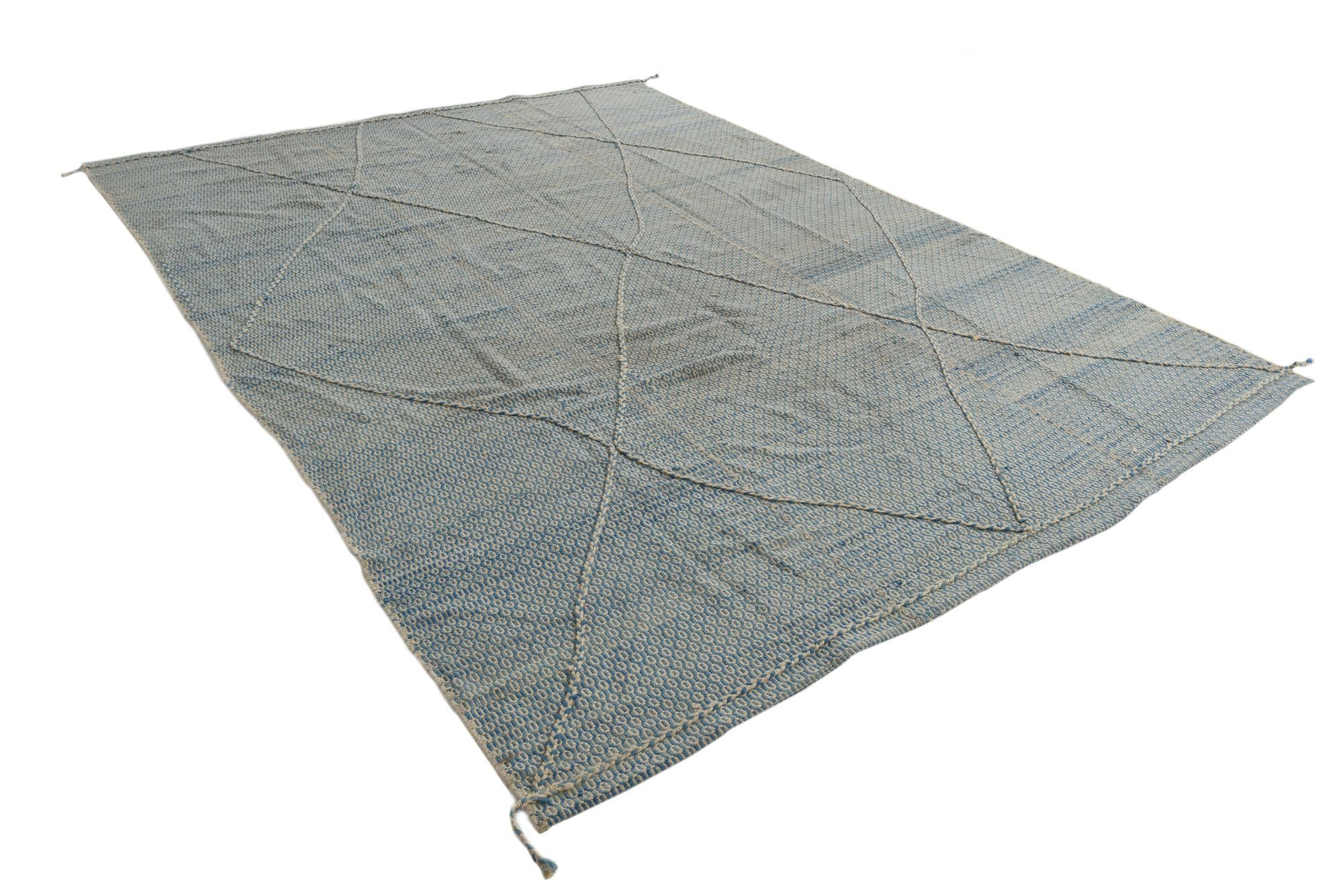 8' 7 x 11' 10 Hand Woven Moroccan Wool Rug
