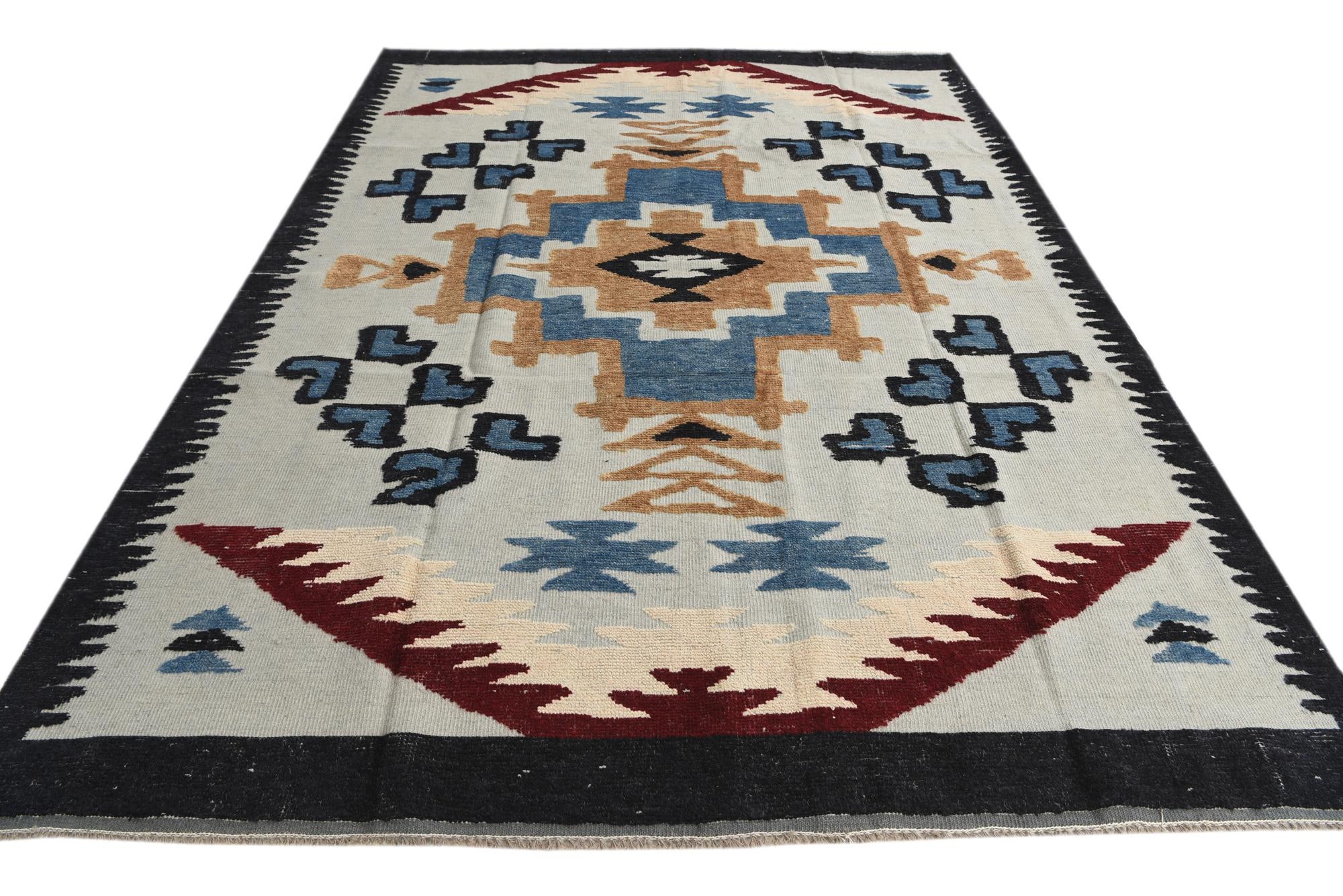 7' 6 x 10' 2 Hand Knotted Moroccan Wool Rug