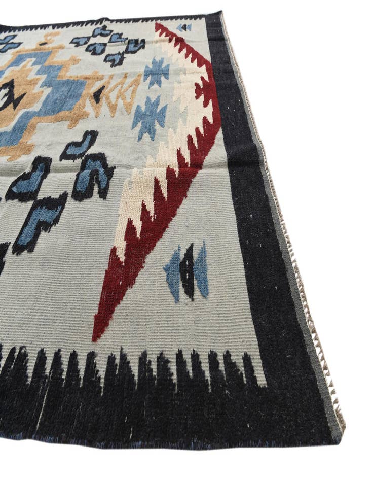 Detail image of 7' 6 x 10' 2  Hand Knotted Moroccan Wool Rug