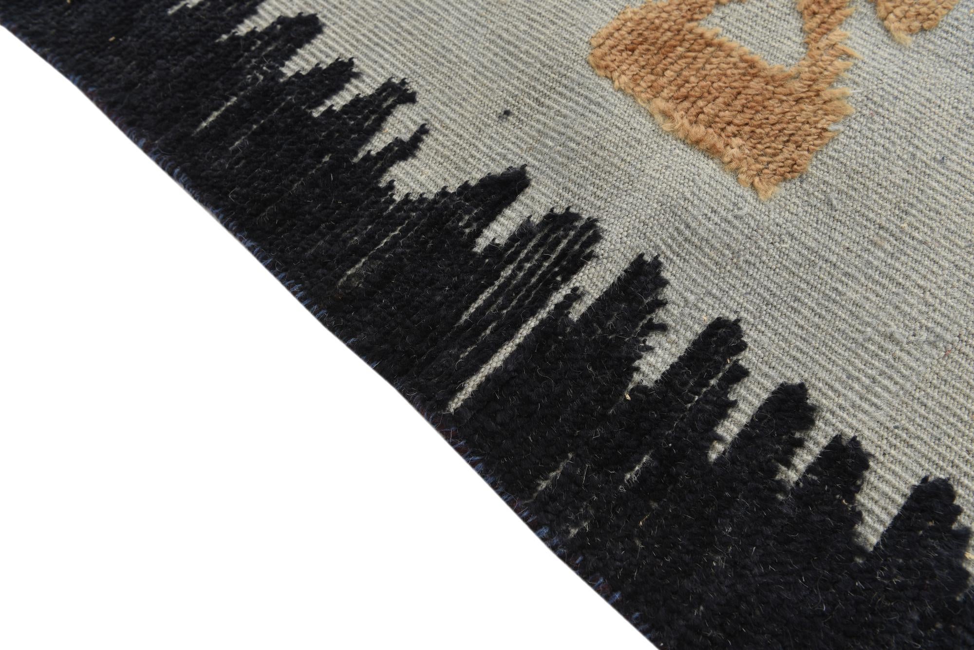 7' 6 x 10' 2 Hand Knotted Moroccan Wool Rug
