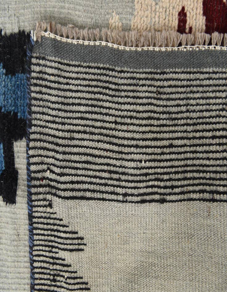 Detail image of 7' 6 x 10' 2  Hand Knotted Moroccan Wool Rug