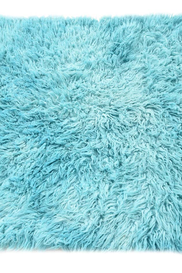 Detail image of 2' 9 x 4' 9 Hand Knotted Moroccan Wool Rug