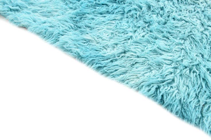 Detail image of 2' 9 x 4' 9 Hand Knotted Moroccan Wool Rug