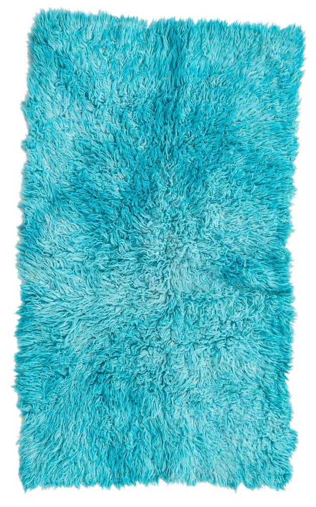 2' 9 x 4' 9 Hand Knotted Moroccan Wool Rug