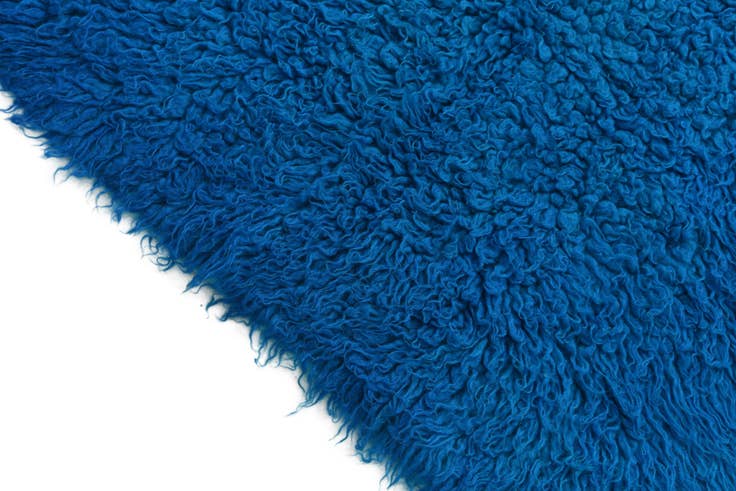 Detail image of 4' 7 x 6' 2 Hand Knotted Moroccan Wool Rug