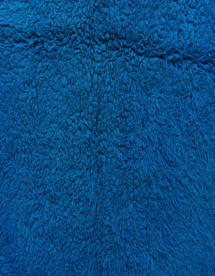 Detail image of 4' 7 x 6' 2  Hand Knotted Moroccan Wool Rug