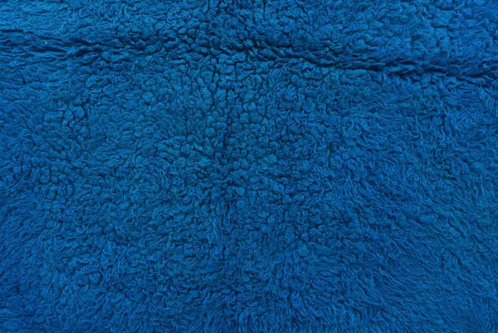 4' 7 x 6' 2 Hand Knotted Moroccan Wool Rug