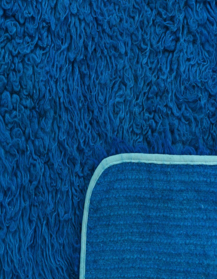 Detail image of 4' 7 x 6' 2  Hand Knotted Moroccan Wool Rug