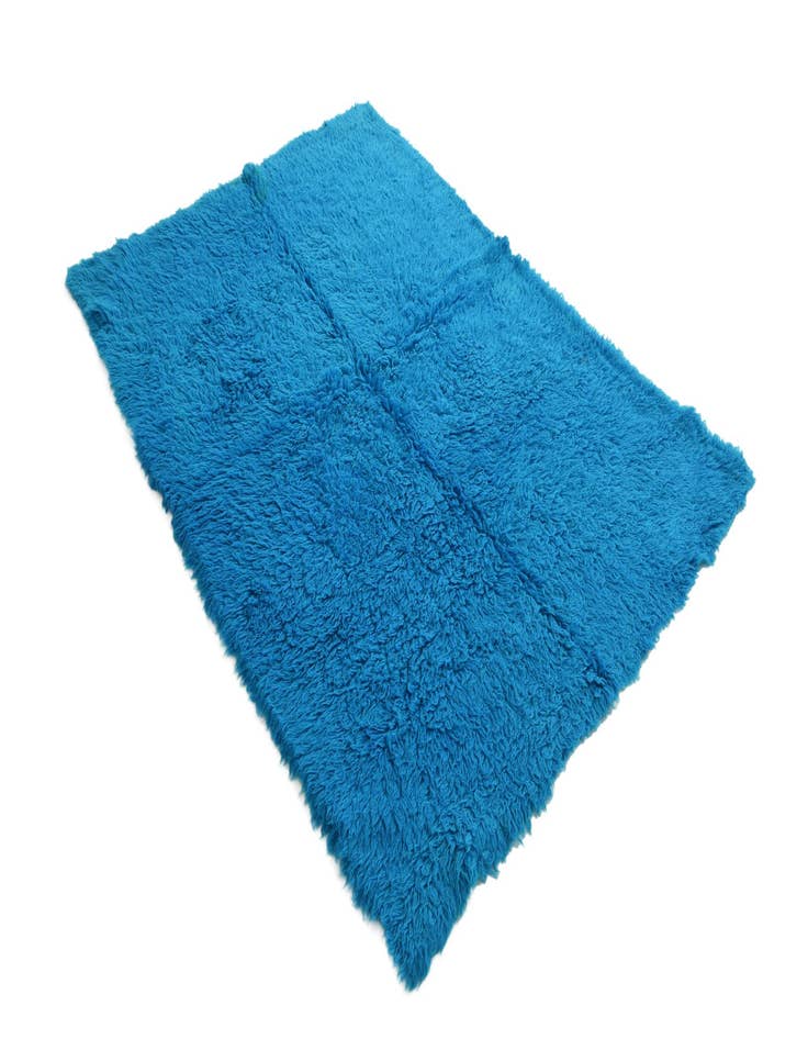 Detail image of 5' 1 x 7' 2  Hand Knotted Moroccan Wool Rug