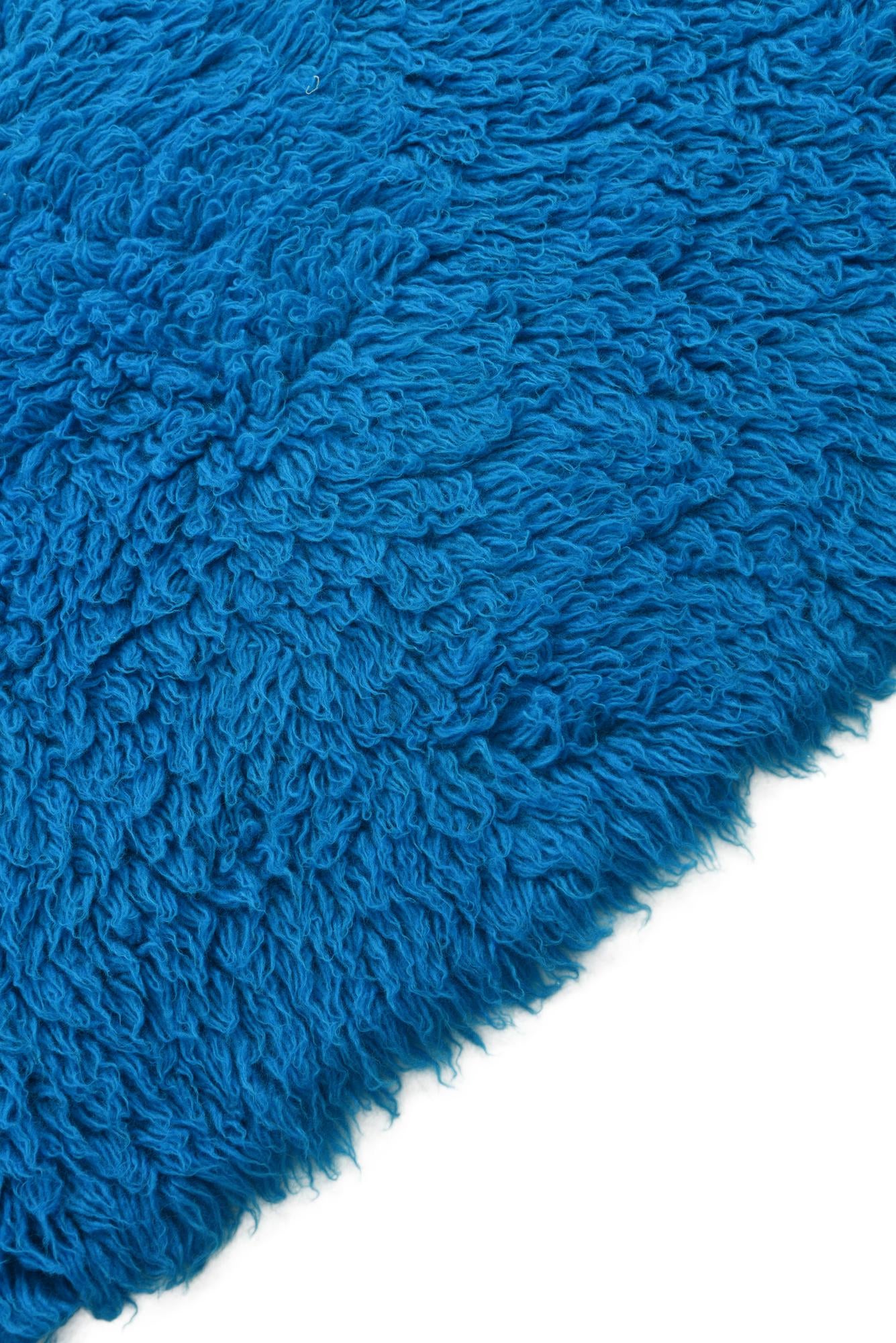 5' 1 x 7' 2 Hand Knotted Moroccan Wool Rug
