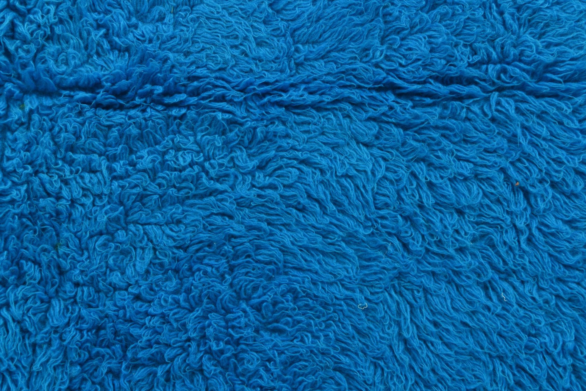 5' 1 x 7' 2 Hand Knotted Moroccan Wool Rug