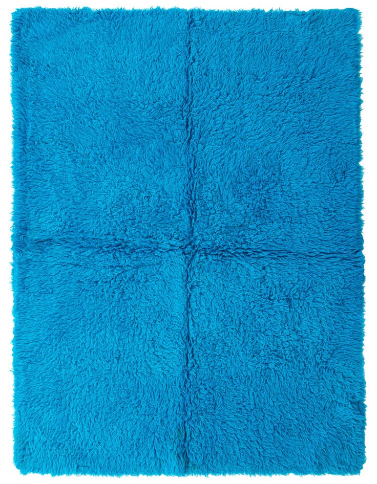 Detail image of 5' 1 x 7' 2 Hand Knotted Moroccan Wool Rug