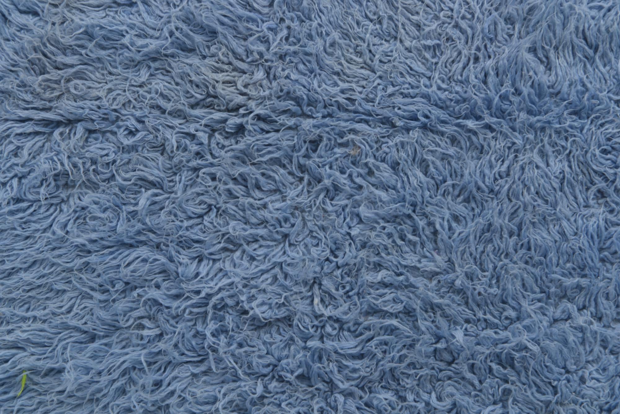 4' 1 x 5' 5 Hand Knotted Moroccan Wool Rug