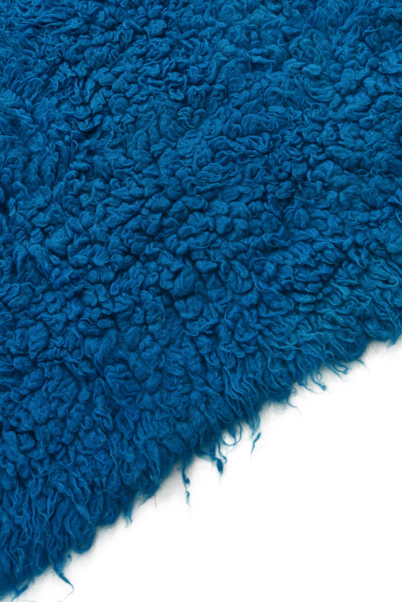 4' 8 x 6' 6 Hand Knotted Moroccan Wool Rug