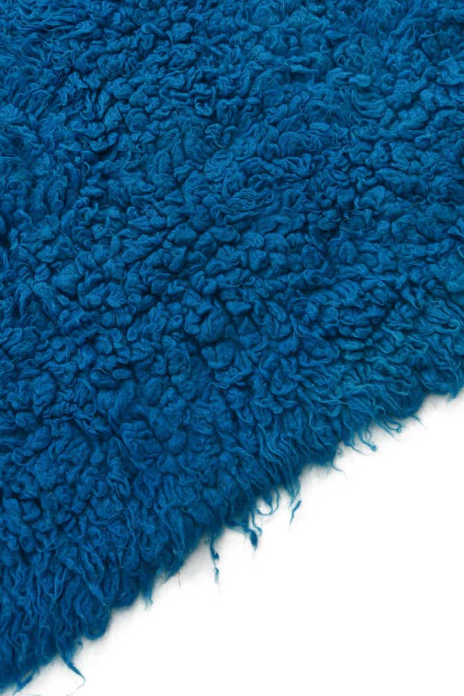 4' 8 x 6' 6 Hand Knotted Moroccan Wool Rug