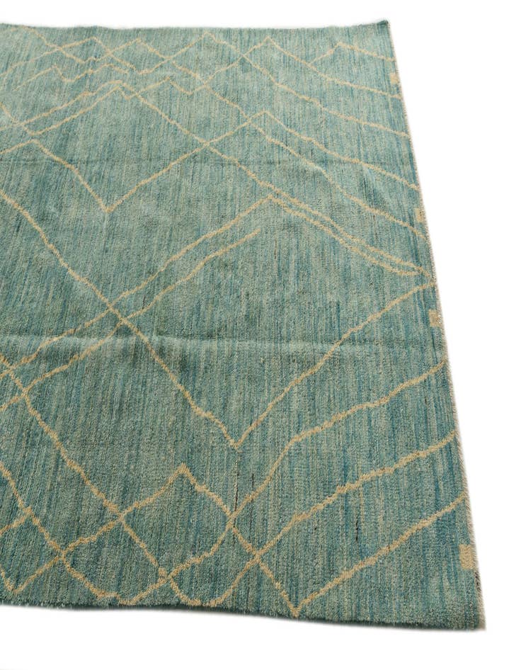 Detail image of 5' 5 x 8' 3 Hand Knotted Moroccan Wool Rug