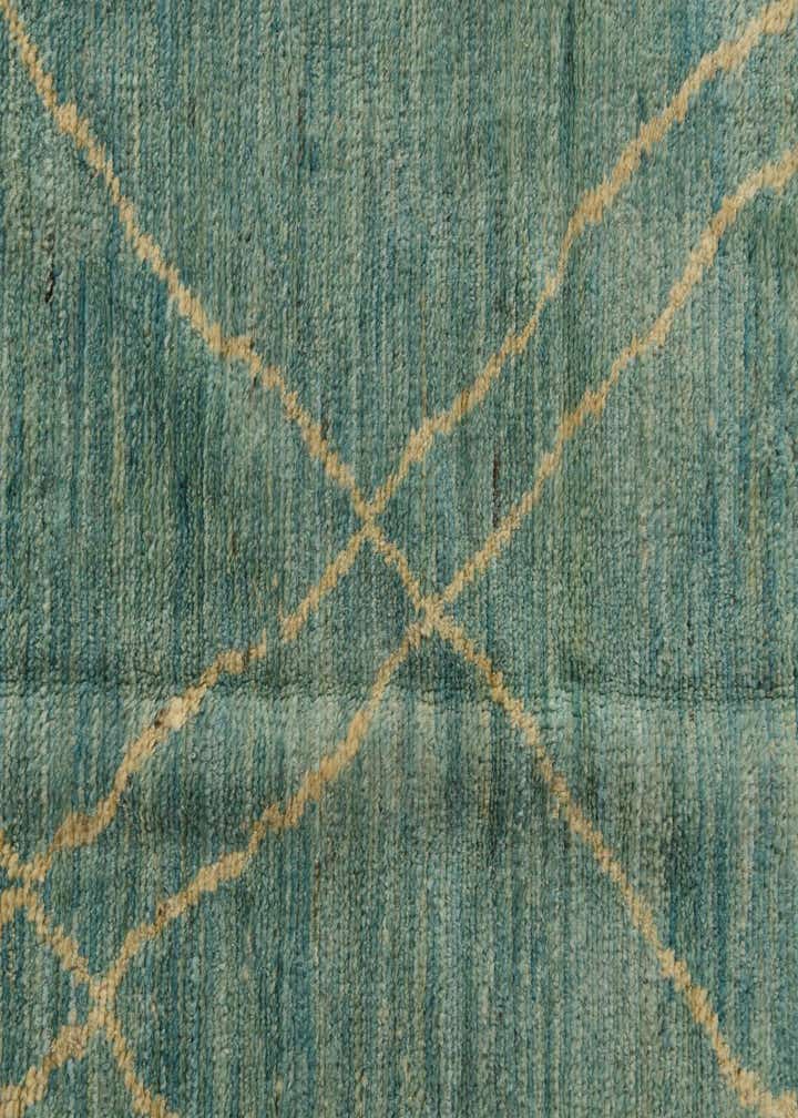 5' 5 x 8' 3 Hand Knotted Moroccan Wool Rug