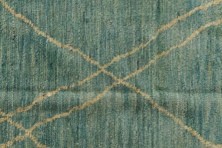 5' 5 x 8' 3 Hand Knotted Moroccan Wool Rug