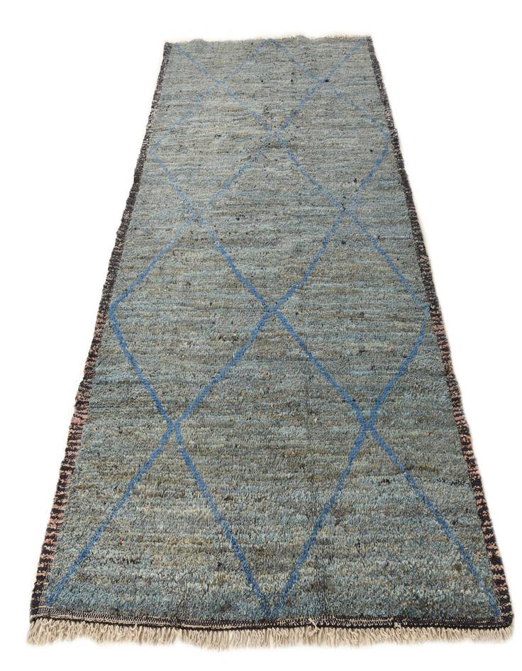 Detail image of 6' x 9' 3  Hand Knotted Moroccan Wool Rug