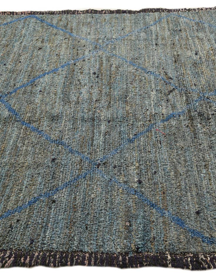 Detail image of 6' x 9' 3  Hand Knotted Moroccan Wool Rug