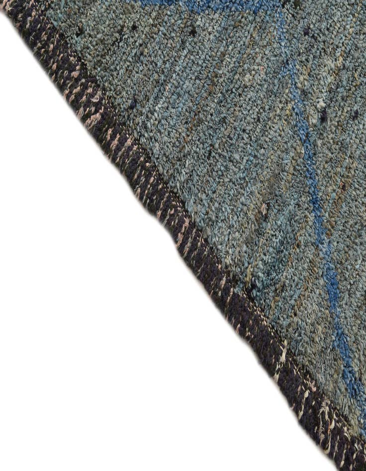 Detail image of 6' x 9' 3  Hand Knotted Moroccan Wool Rug