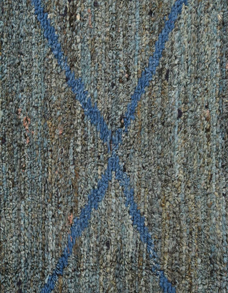 Detail image of 6' x 9' 3  Hand Knotted Moroccan Wool Rug