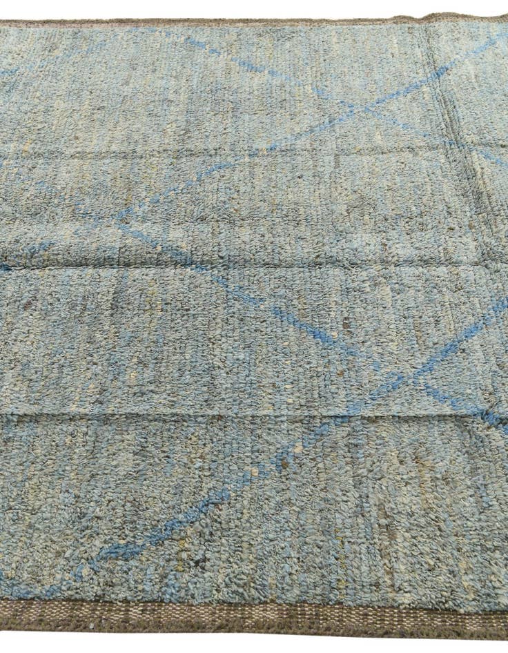 Detail image of 6' 1 x 9' 8  Hand Knotted Moroccan Wool Rug